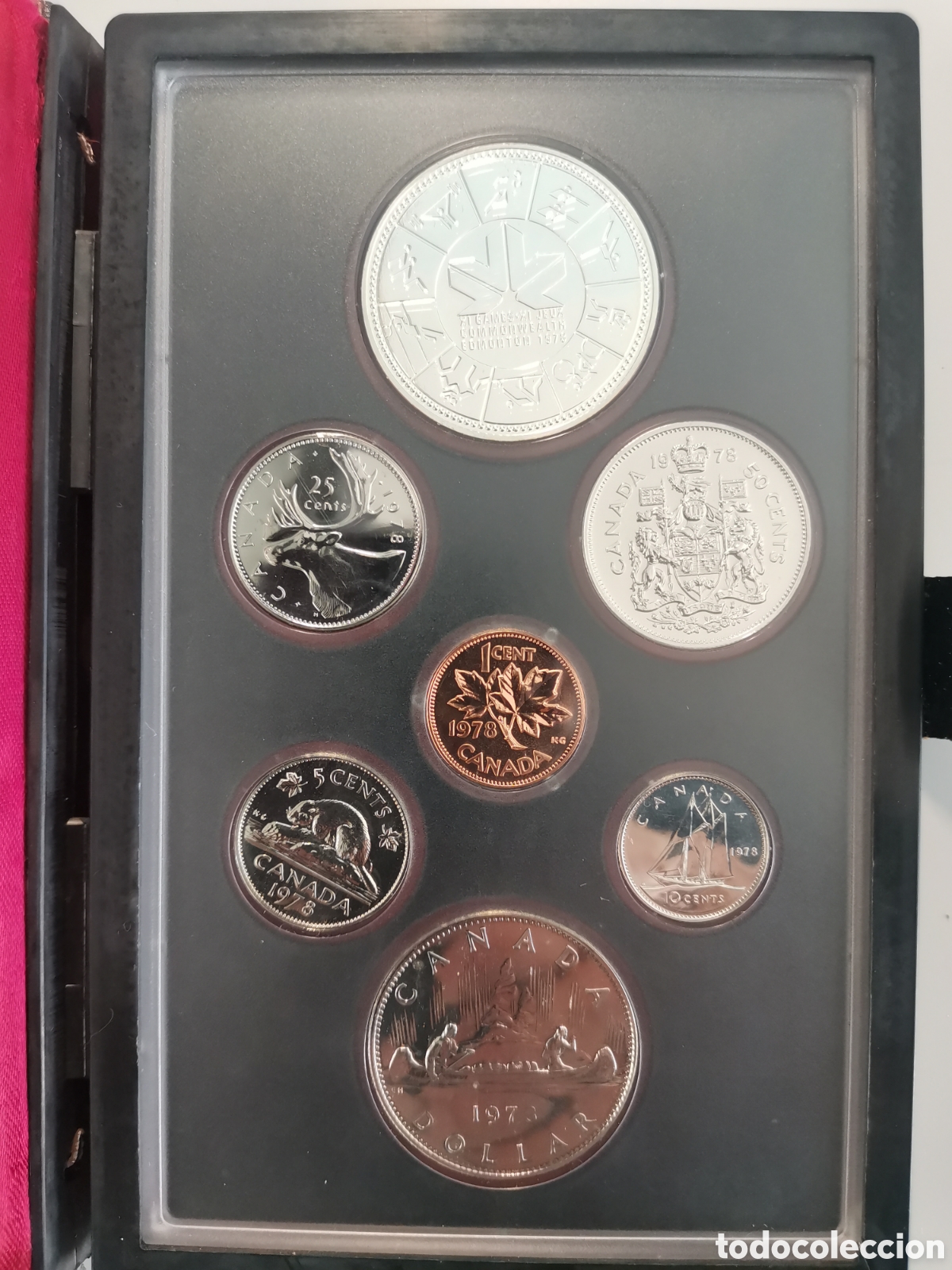 Monedas antiguas de Am&eacute;rica: Monedas de Canad&aacute;: XI Games Commonwealth 1978 - Foto 5