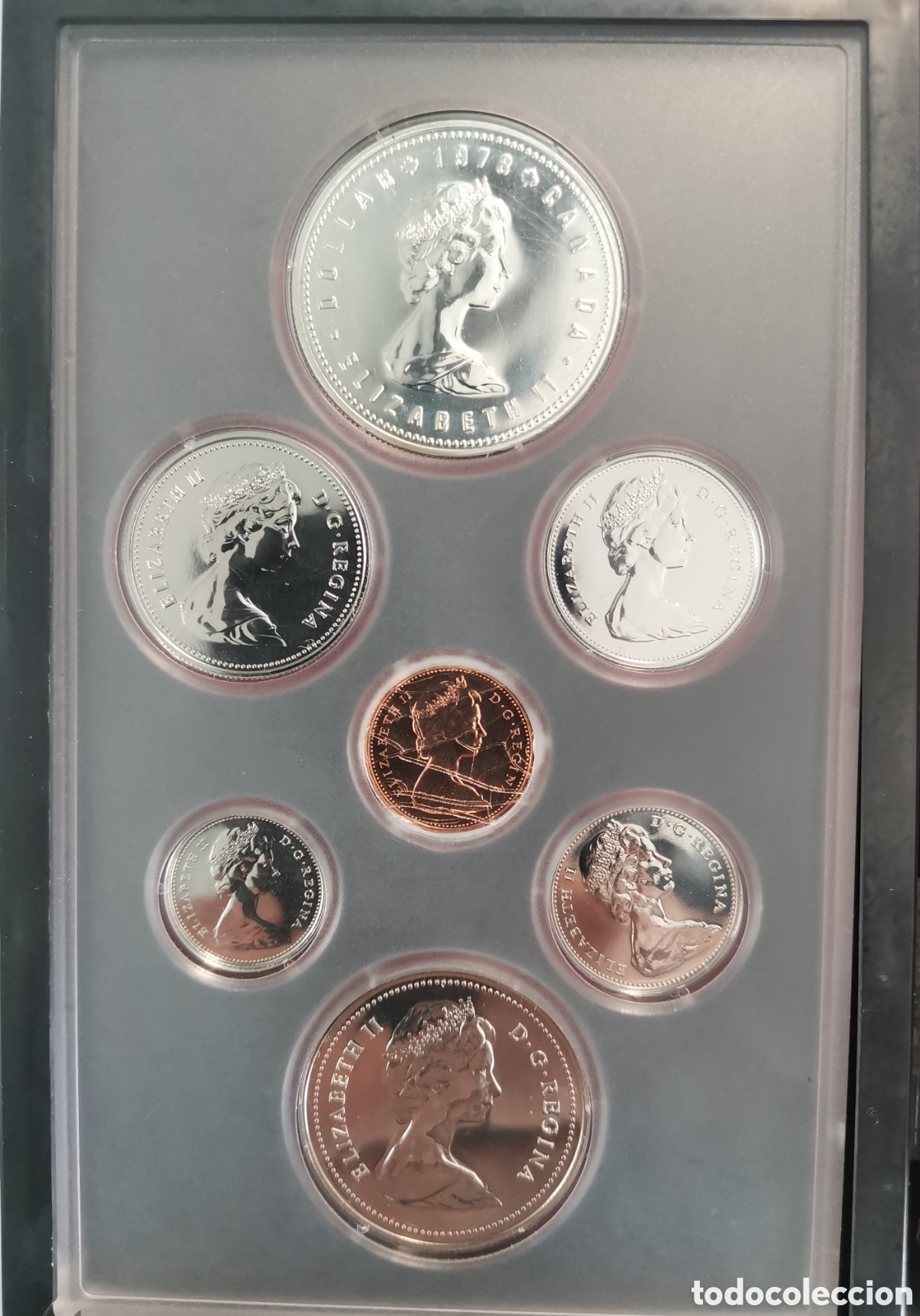 Monedas antiguas de Am&eacute;rica: Monedas de Canad&aacute;: XI Games Commonwealth 1978 - Foto 7