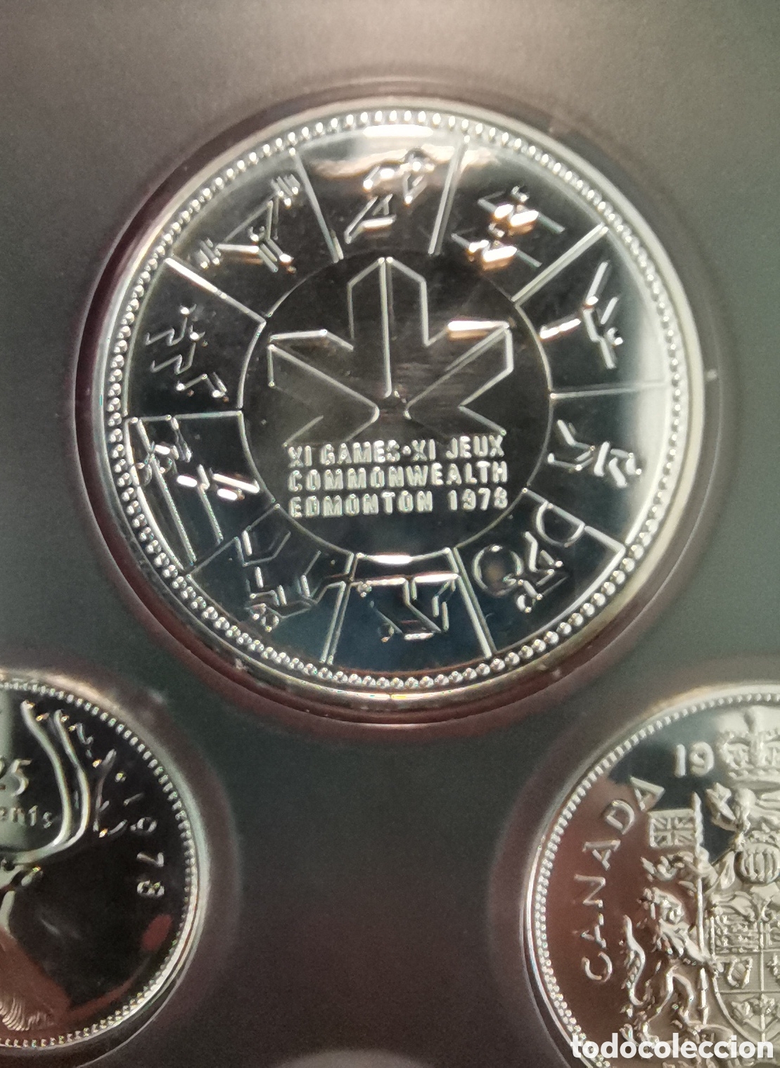 Monedas antiguas de Am&eacute;rica: Monedas de Canad&aacute;: XI Games Commonwealth 1978 - Foto 1