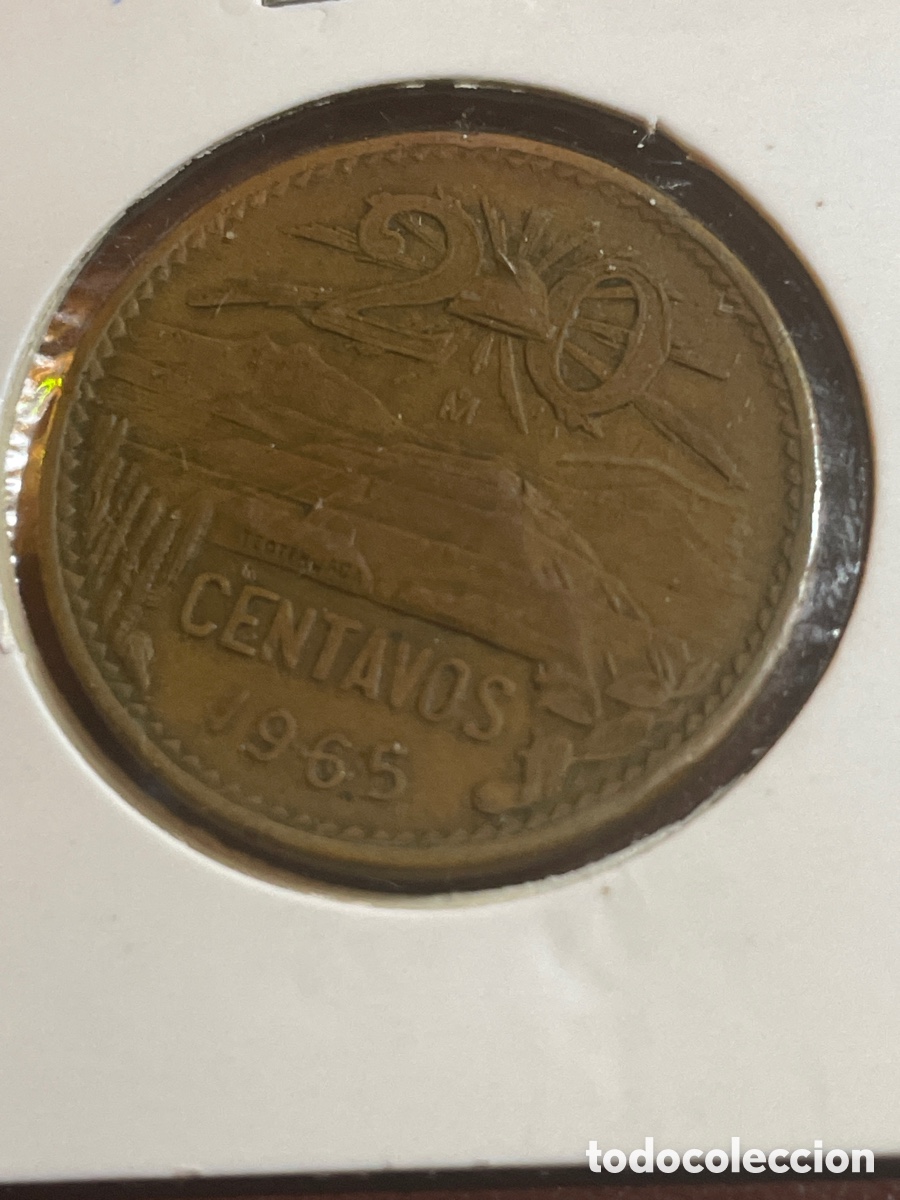 Monedas antiguas de Am&eacute;rica: M&eacute;xico 29 centavos 1965 - Foto 1