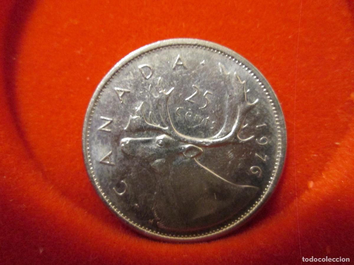 Monedas antiguas de Am&eacute;rica: 25 CENTS 1976 CANADA - Foto 1