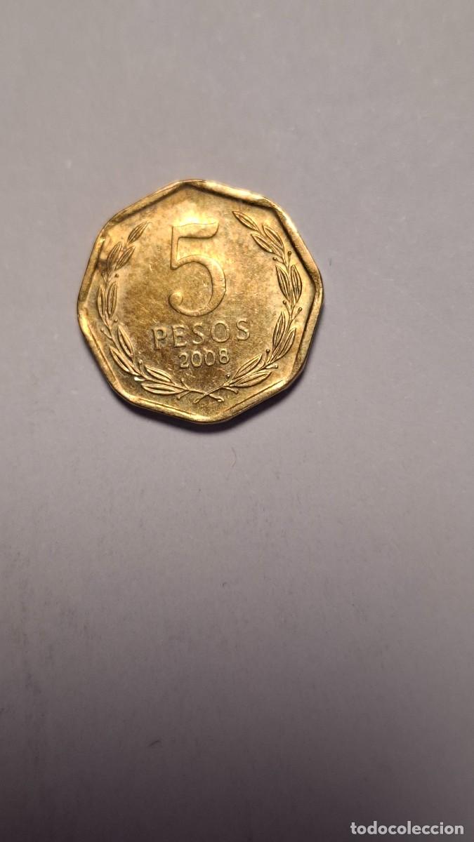 Monedas antiguas de Am&eacute;rica: MONEDA DE CHILE DE 5 PESOS DE 2008 SC- - Foto 2