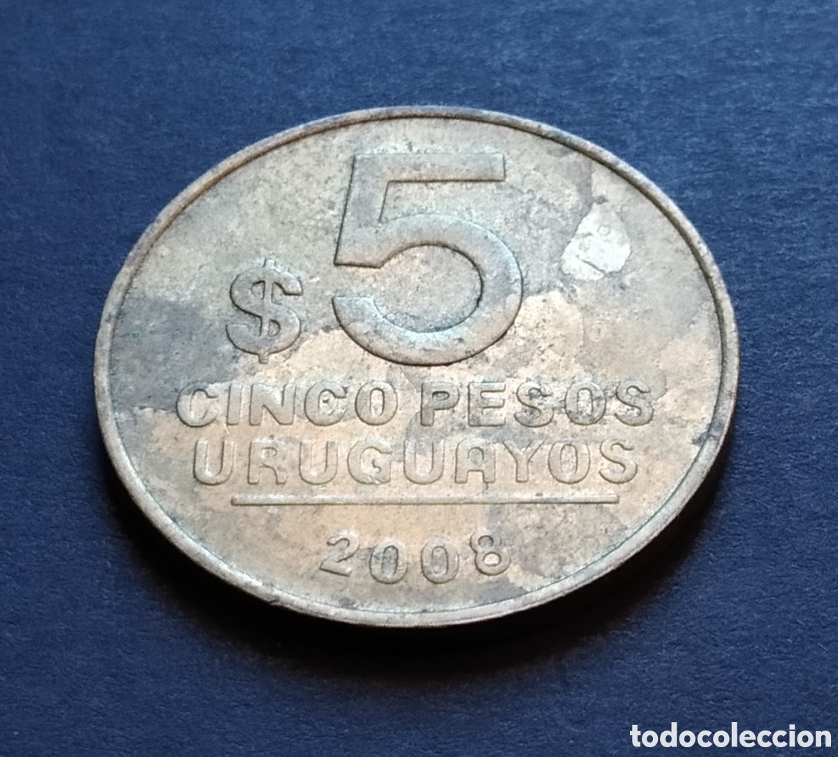 Monedas antiguas de Am&eacute;rica: MONEDA - URUGUAY 5 PESOS 2008 - Foto 3