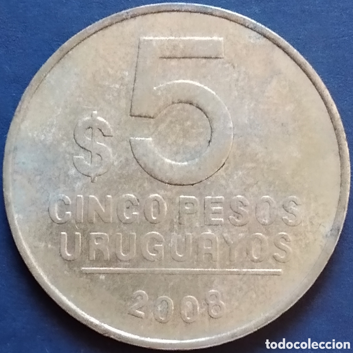 Monedas antiguas de Am&eacute;rica: MONEDA - URUGUAY 5 PESOS 2008 - Foto 1