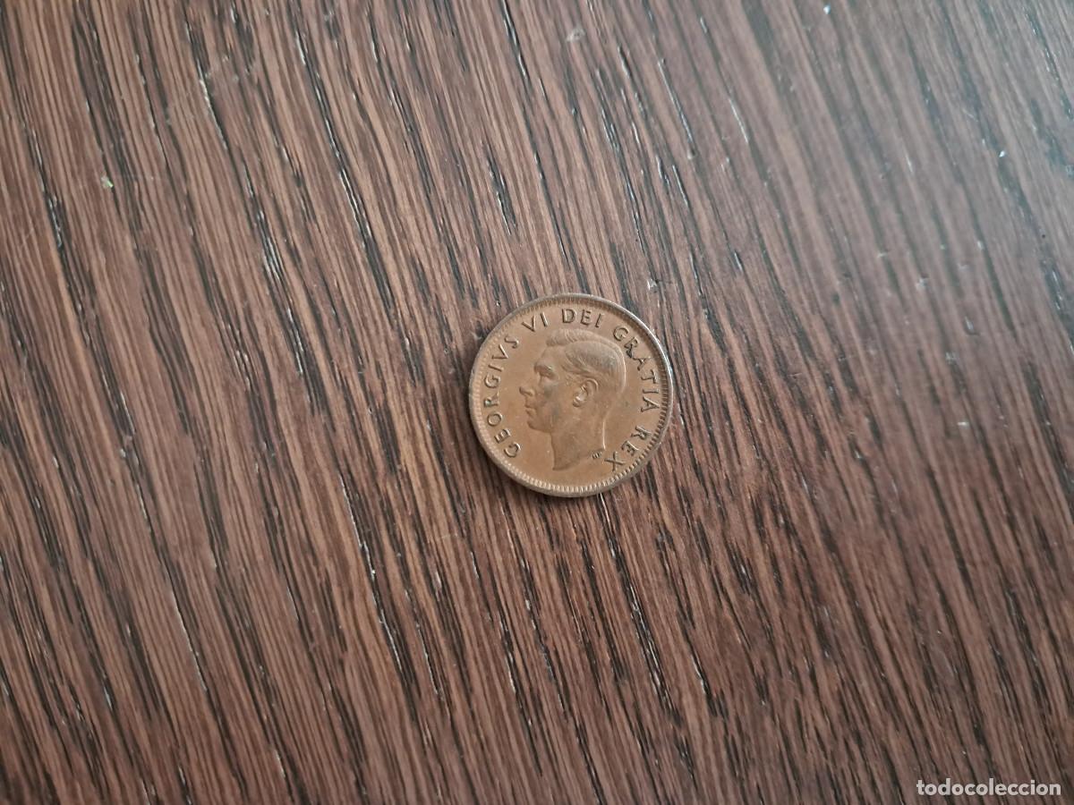 Monedas antiguas de Am&eacute;rica: moneda de Canad&aacute;, 1 cent, a&ntilde;o 1951 - Foto 1