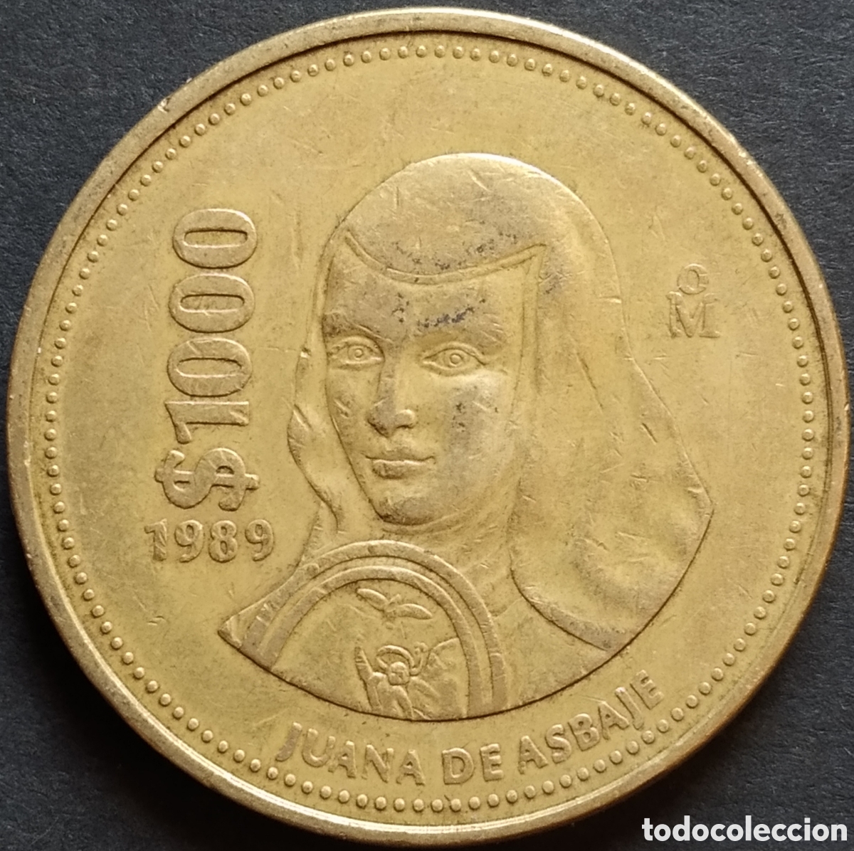 Old Coins of America: MONEDA - MEXICO 1000 PESOS 1989