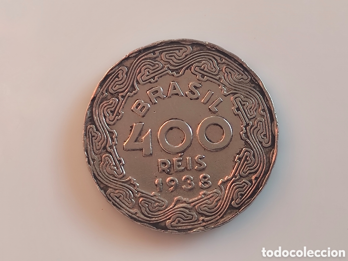 Monedas antiguas de Am&eacute;rica: Moneda de Brasil antigua - Foto 3