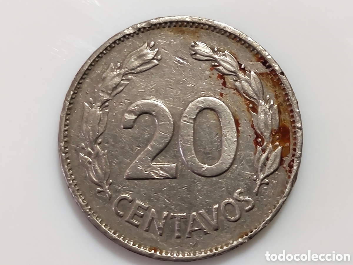 Monedas antiguas de Am&eacute;rica: Moneda de Ecuador 1966 - Foto 2