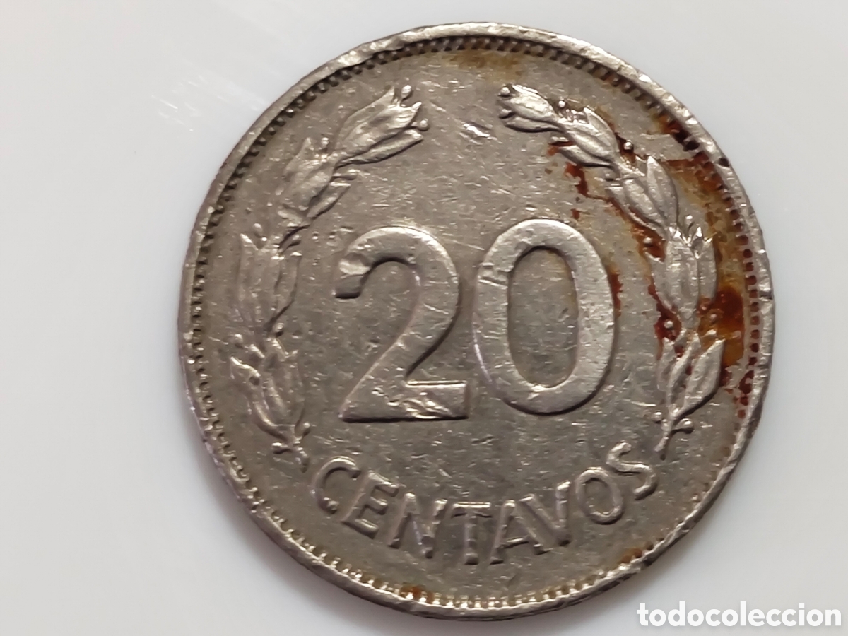 Monedas antiguas de Am&eacute;rica: Moneda de Ecuador 1966 - Foto 4