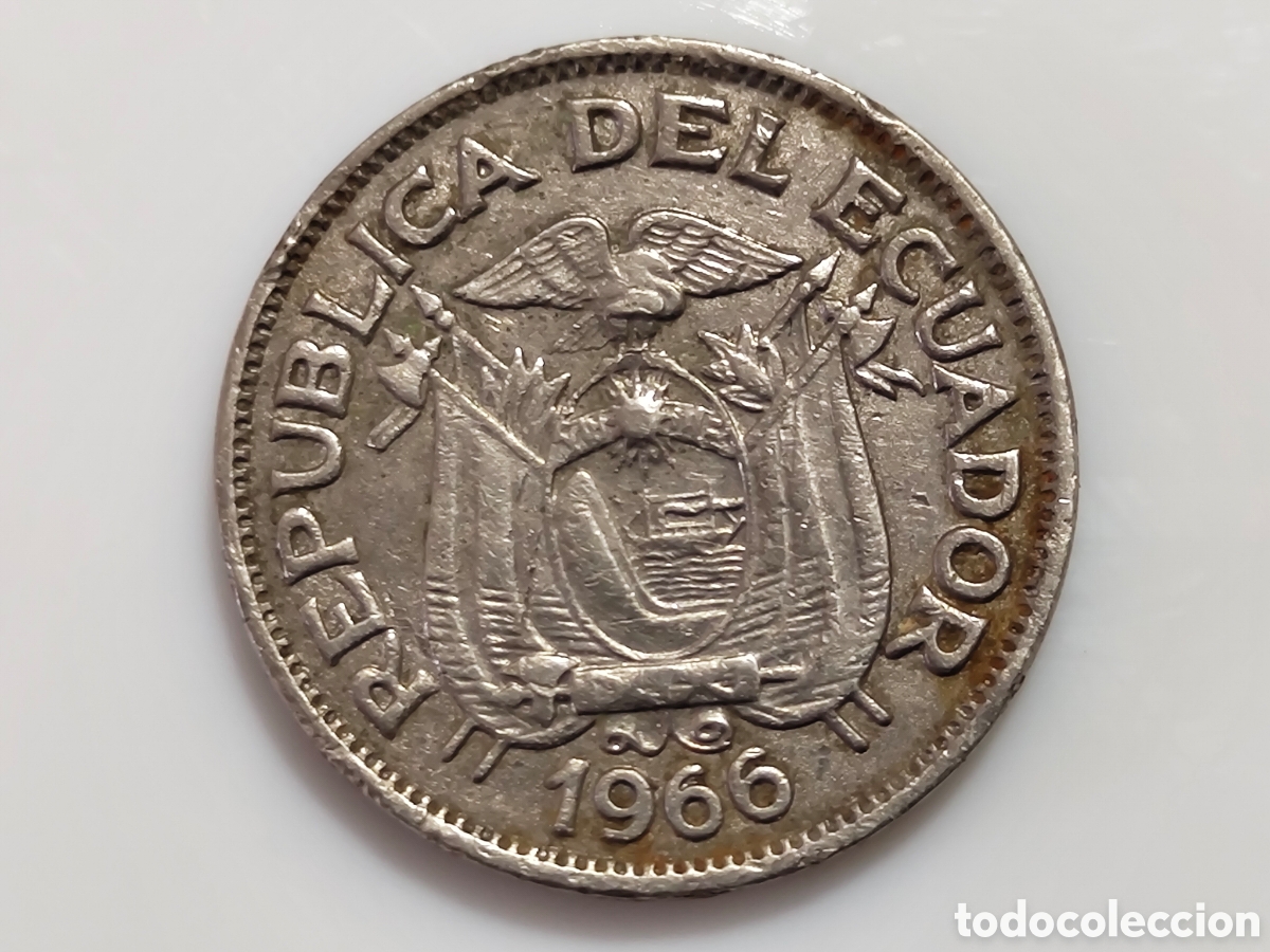 Monedas antiguas de Am&eacute;rica: Moneda de Ecuador 1966 - Foto 1
