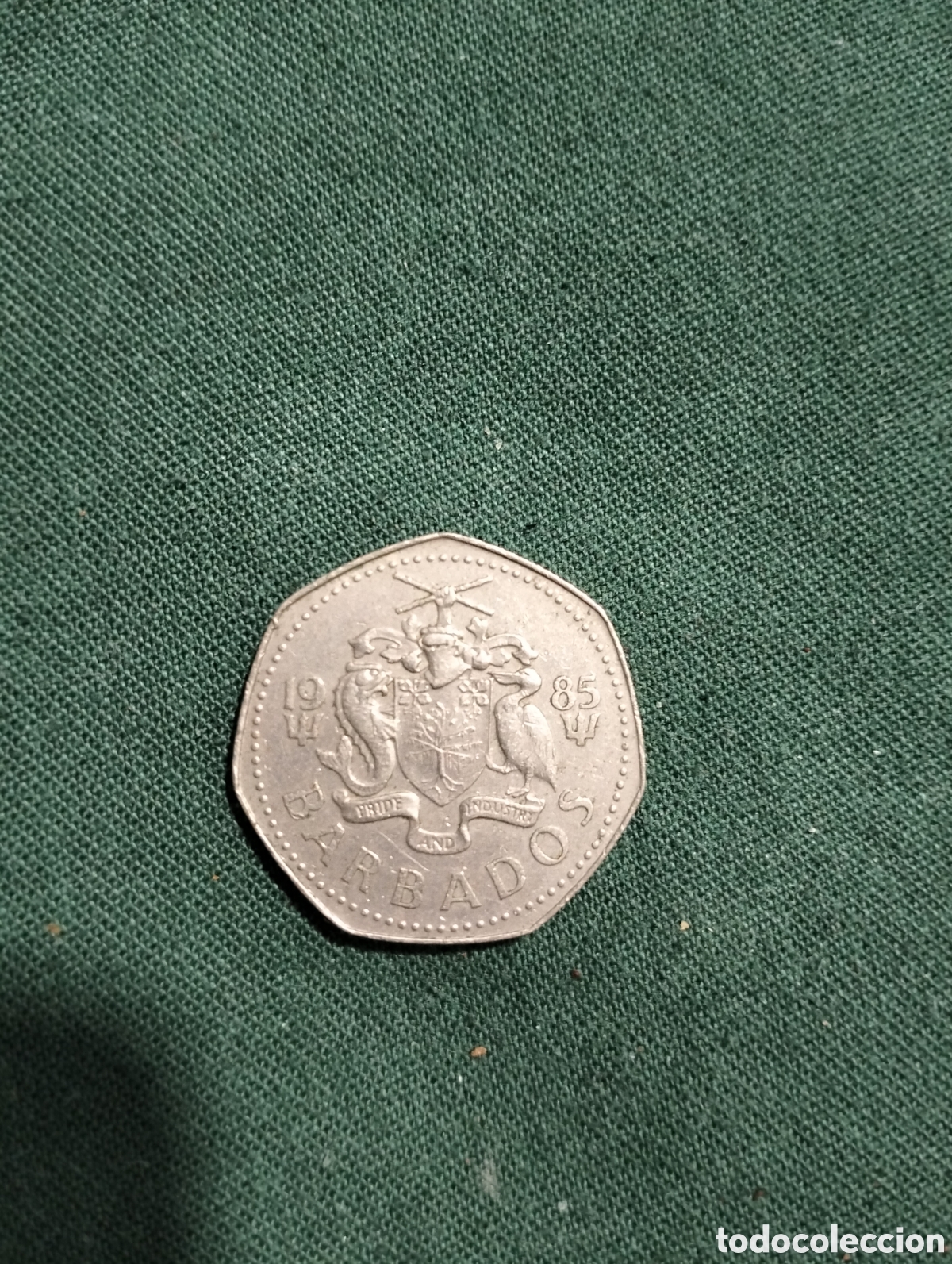 Monedas antiguas de Am&eacute;rica: Moneda Barbados 1 dollar 1985 - Foto 1