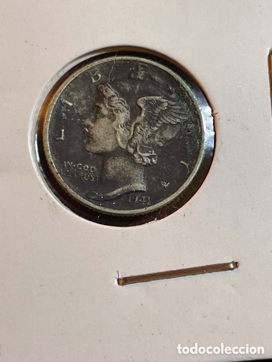 Monedas antiguas de Am&eacute;rica: EEUU ONE dime a&ntilde;o 1941 - Foto 1