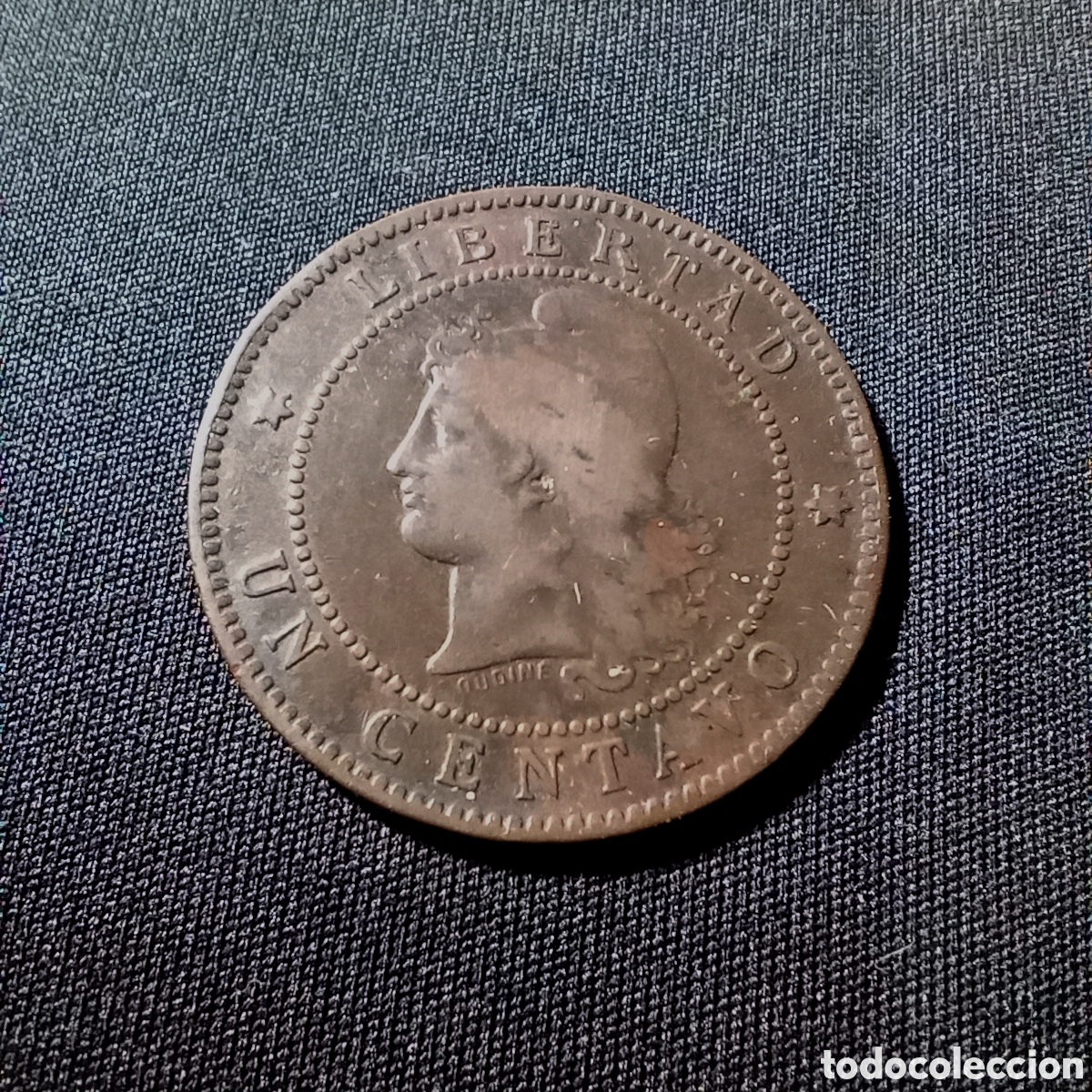 Monedas antiguas de Am&eacute;rica: ARGENTINA 1 CTVO. 1884 - Foto 2