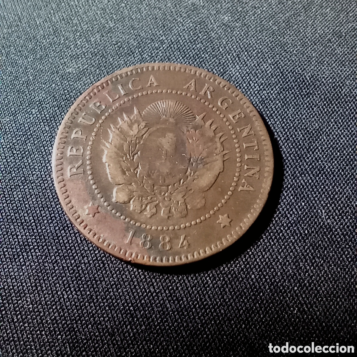 Moedas antigas da Am&eacute;rica: ARGENTINA 1 CTVO. 1884