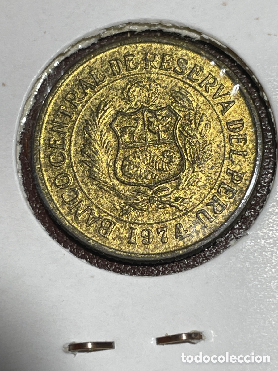 Monedas antiguas de Am&eacute;rica: Peru. 1/2 sol a&ntilde;o 1974 - Foto 2