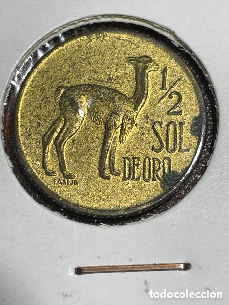 Monedas antiguas de Am&eacute;rica: Peru. 1/2 sol a&ntilde;o 1974 - Foto 1