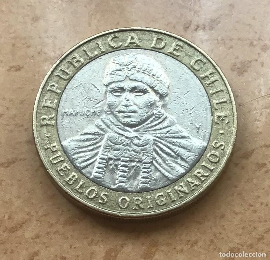 Monedas antiguas de Am&eacute;rica: 100 pesos de Chile. A&ntilde;o 2014 - Foto 2