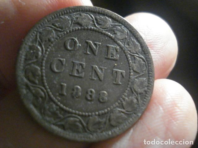 Monedas antiguas de Am&eacute;rica: CANAD&Aacute; - UN CENTAVO A&Ntilde;O 1888 - Foto 2