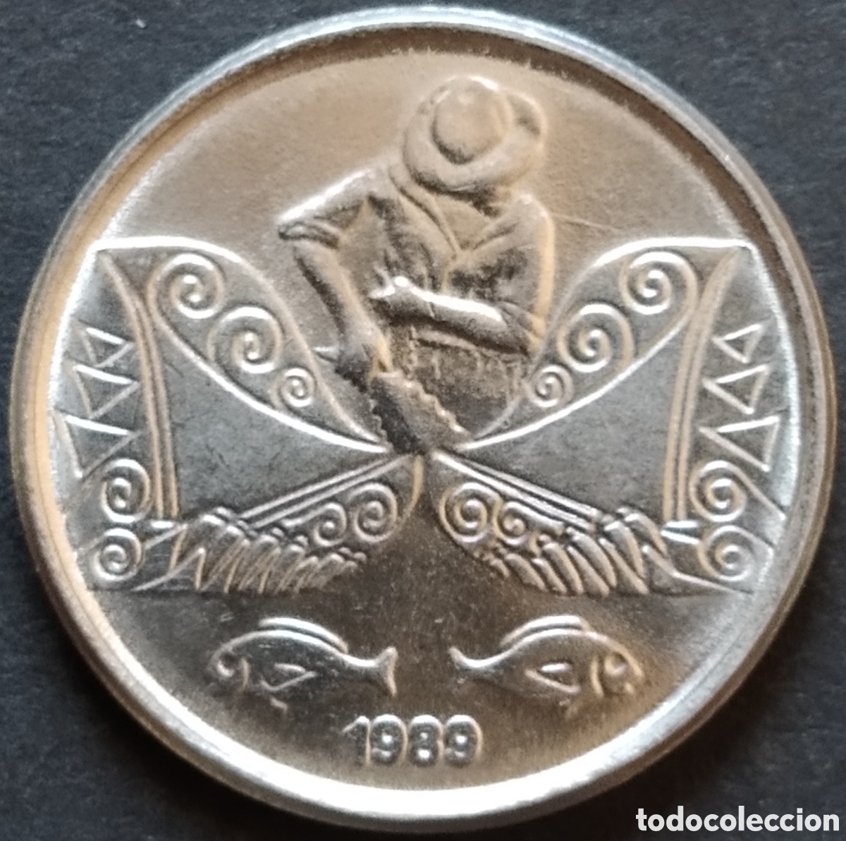 Monedas antiguas de Am&eacute;rica: MONEDA - BRASIL 5 CENTAVOS 1989 - Foto 2