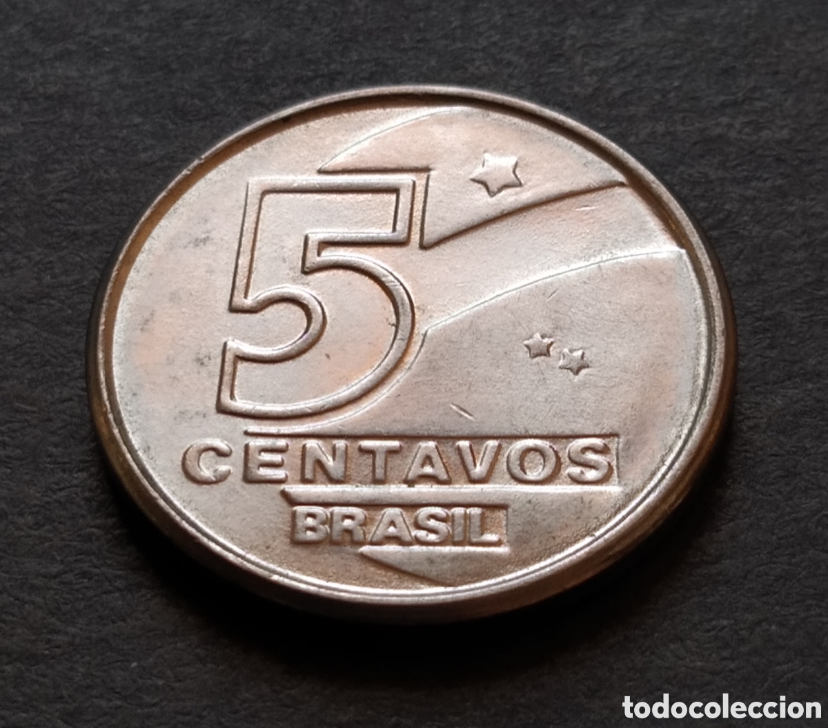 Monedas antiguas de Am&eacute;rica: MONEDA - BRASIL 5 CENTAVOS 1989 - Foto 3