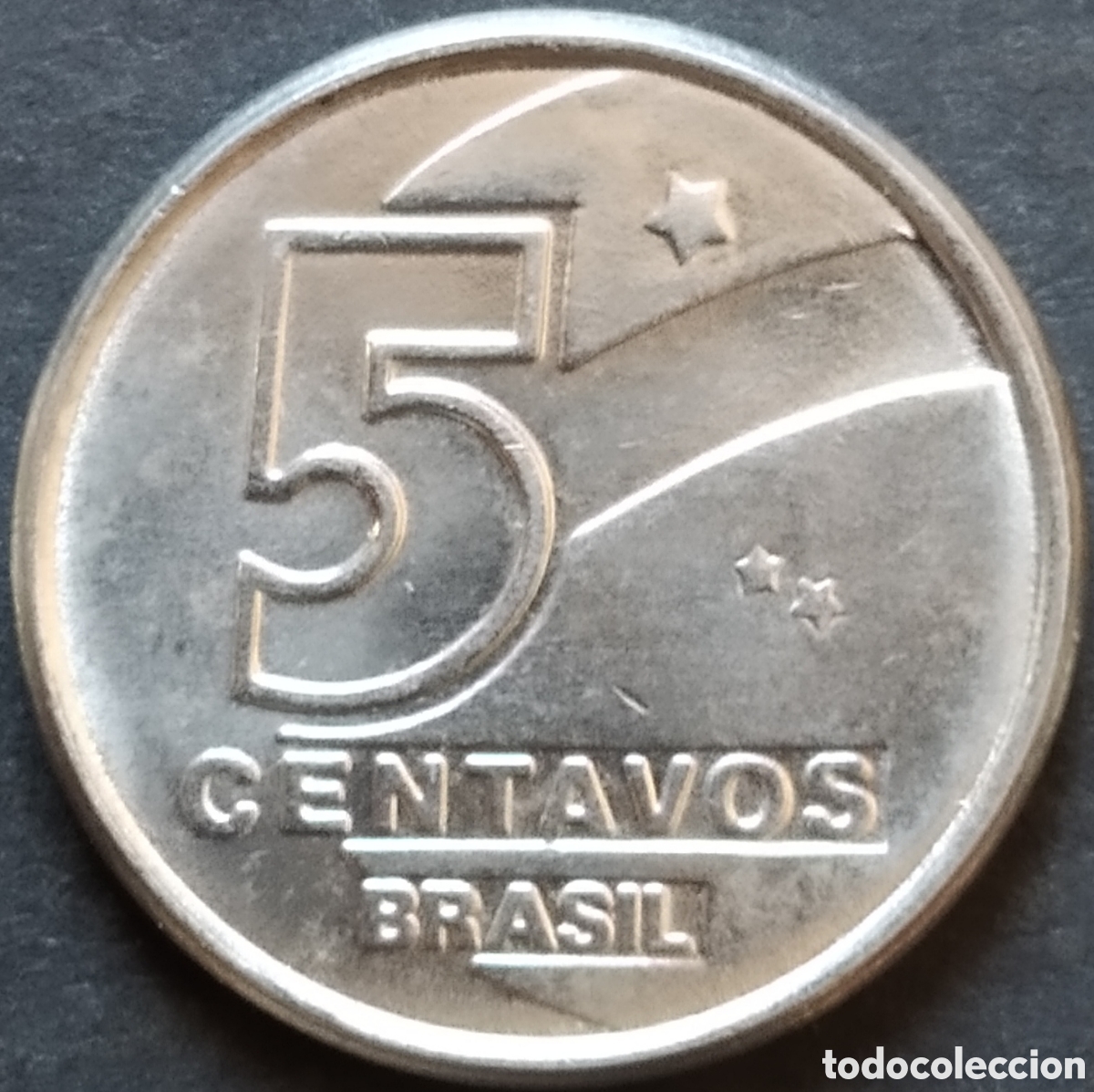 Monedas antiguas de Am&eacute;rica: MONEDA - BRASIL 5 CENTAVOS 1989 - Foto 1