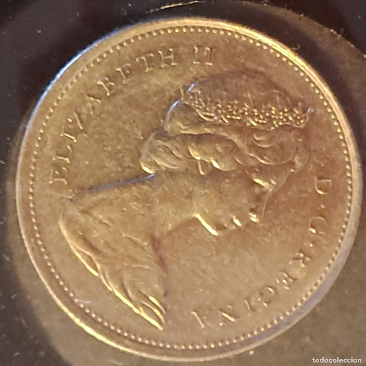 Monedas antiguas de Am&eacute;rica: MONEDA CANADA 25 CENTAVOS A&Ntilde;O 1969 - Foto 2