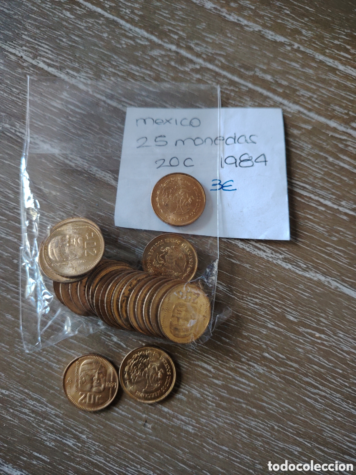 Monedas antiguas de Am&eacute;rica: M&eacute;xico 20centavos 1984 - Foto 1