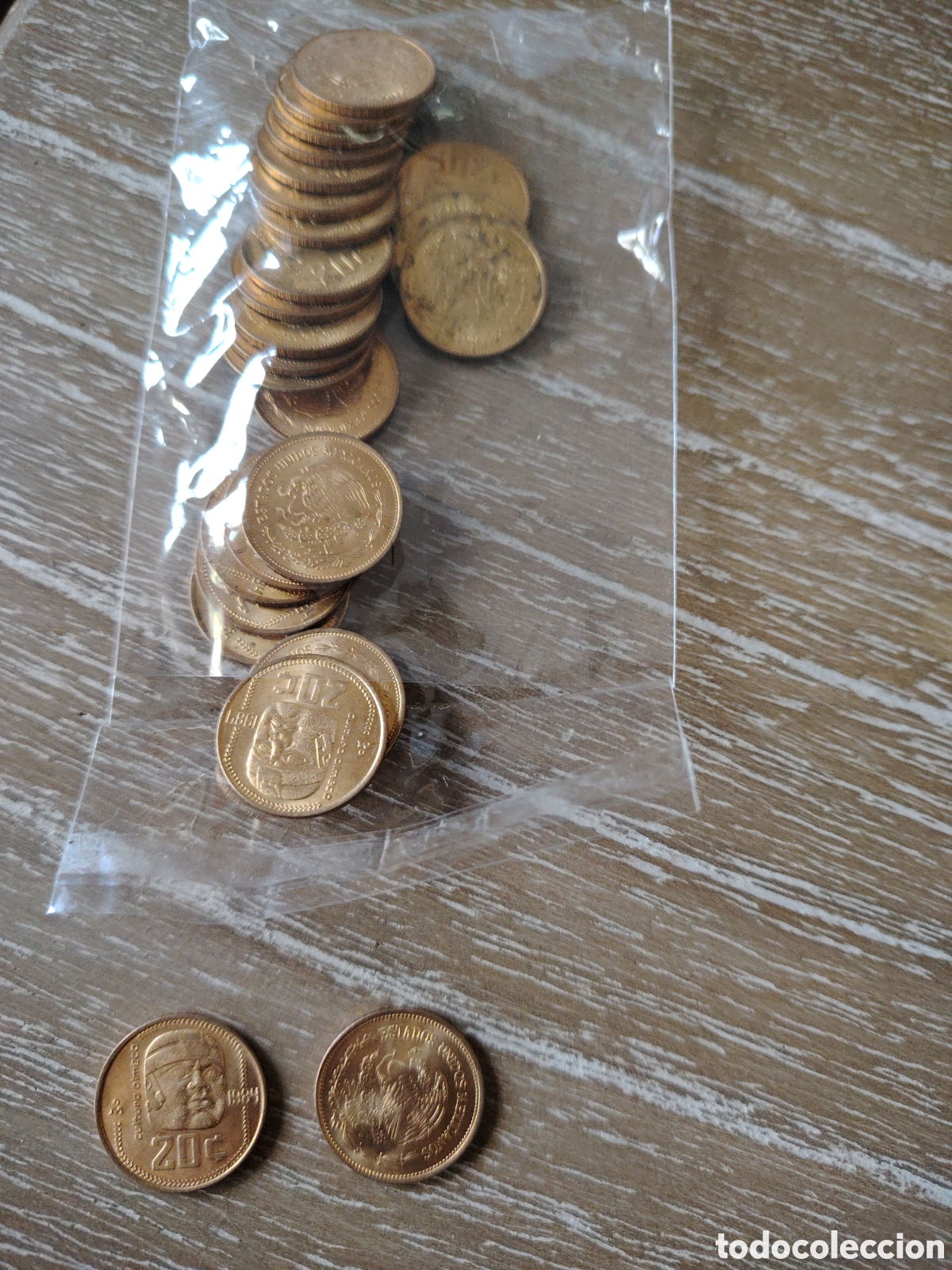 Monedas antiguas de Am&eacute;rica: M&eacute;xico 20 centavos 1984 - Foto 1