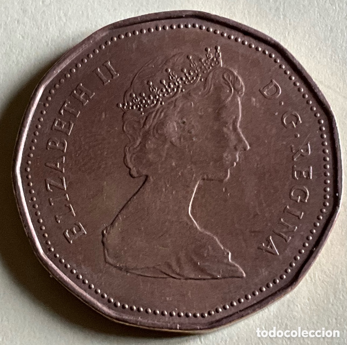 Monedas antiguas de Am&eacute;rica: D&Oacute;LAR CANAD&Aacute;. A&ntilde;o 1987 - Foto 2