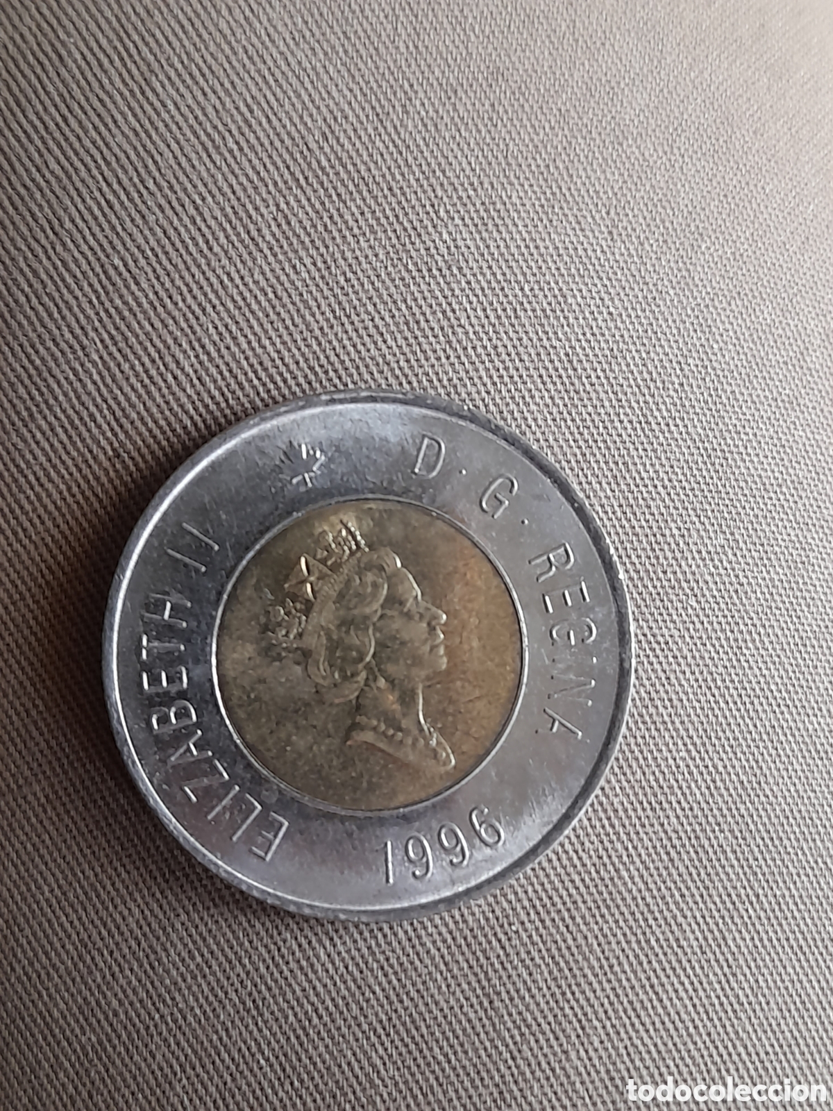Monedas antiguas de Am&eacute;rica: Moneda de 2 &rdquo;d&oacute;lares de Canad&aacute; de 1996 - Foto 2