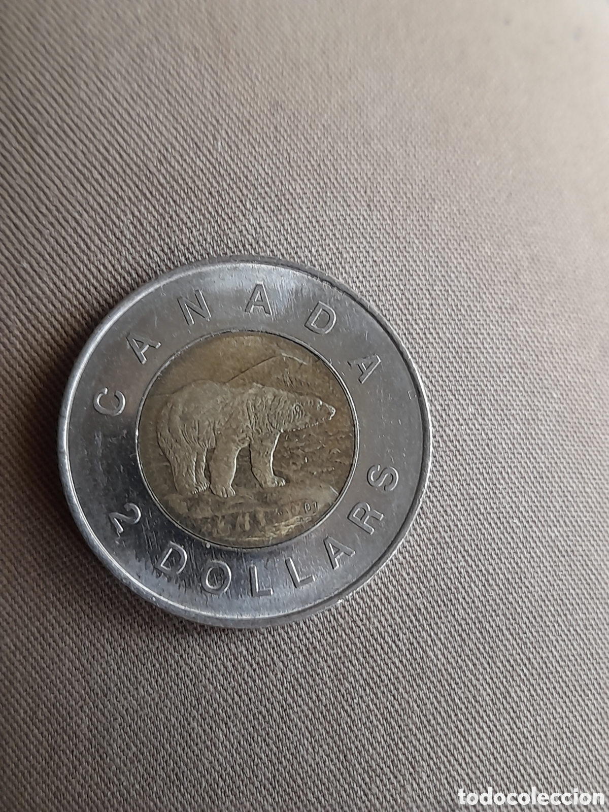 Monedas antiguas de Am&eacute;rica: Moneda de 2 &rdquo;d&oacute;lares de Canad&aacute; de 1996 - Foto 1