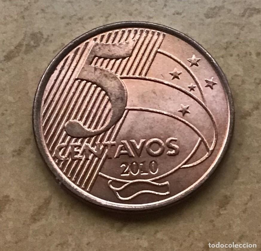 Monedas antiguas de Am&eacute;rica: 5 centavos de Brasil. A&ntilde;o 2010 - Foto 1