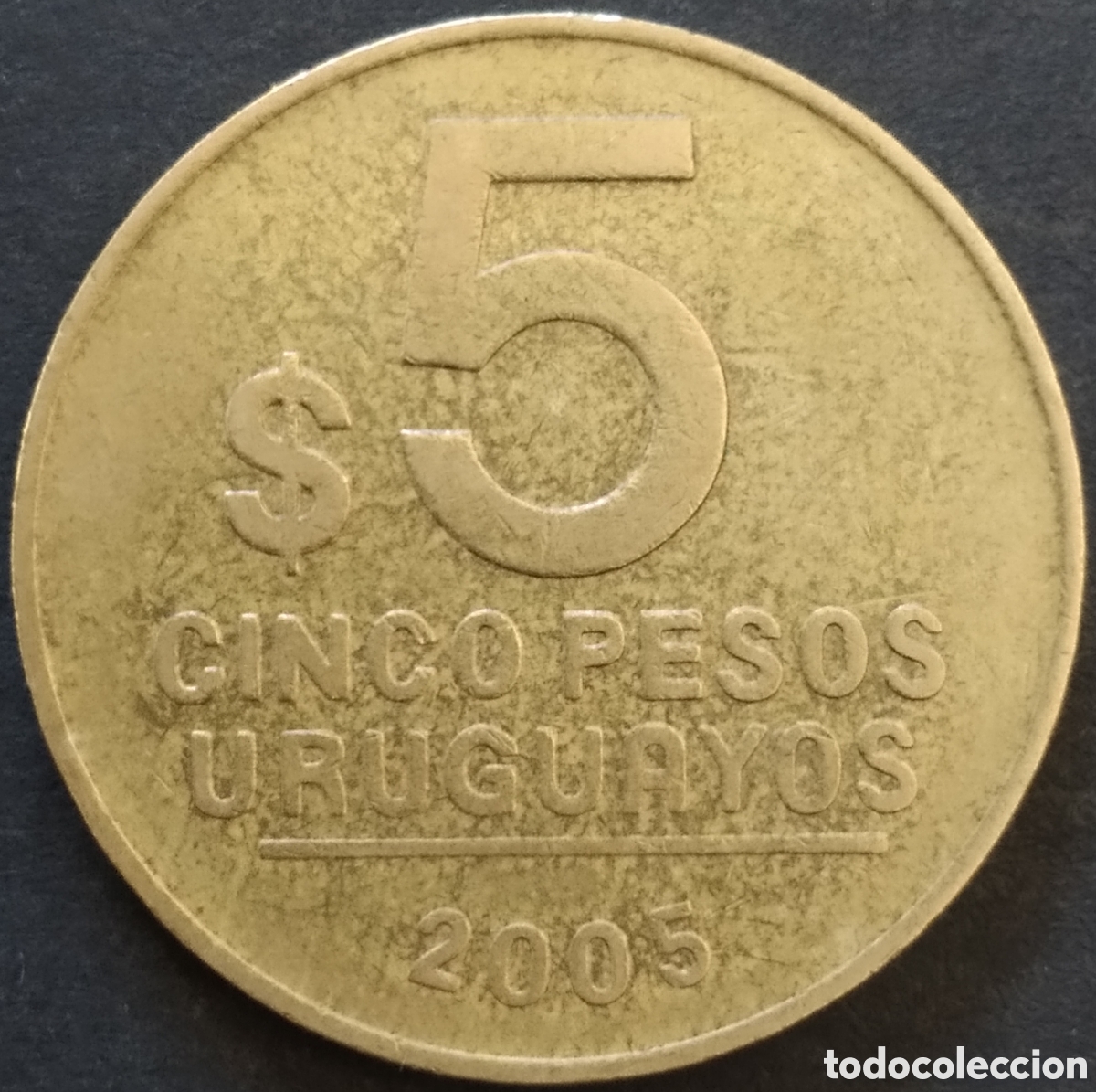 Monedas antiguas de Am&eacute;rica: MONEDA - URUGUAY 5 PESOS 2005 - Foto 1