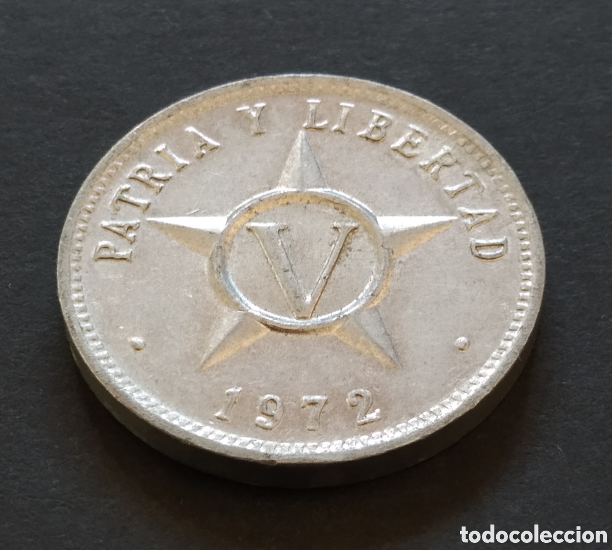 Monedas antiguas de Am&eacute;rica: MONEDA - CUBA 5 CENTAVOS 1972 - Foto 3