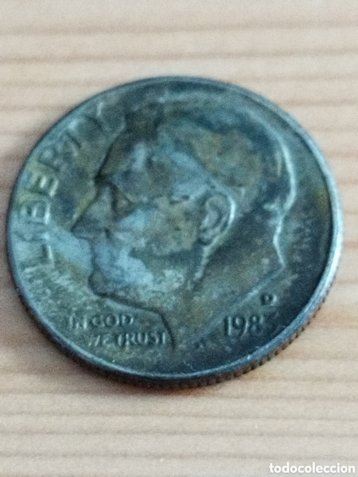 Monedas antiguas de Am&eacute;rica: USA 1 dime de 1983 D - Foto 2