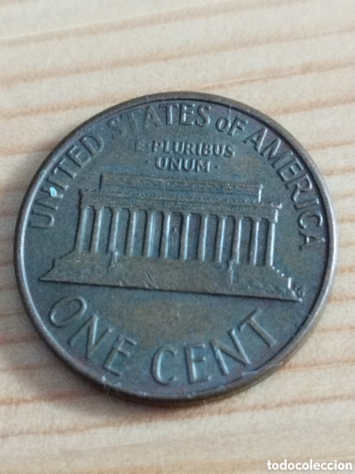 Monedas antiguas de Am&eacute;rica: USA 1 c&eacute;ntimo de 1975 D - Foto 2