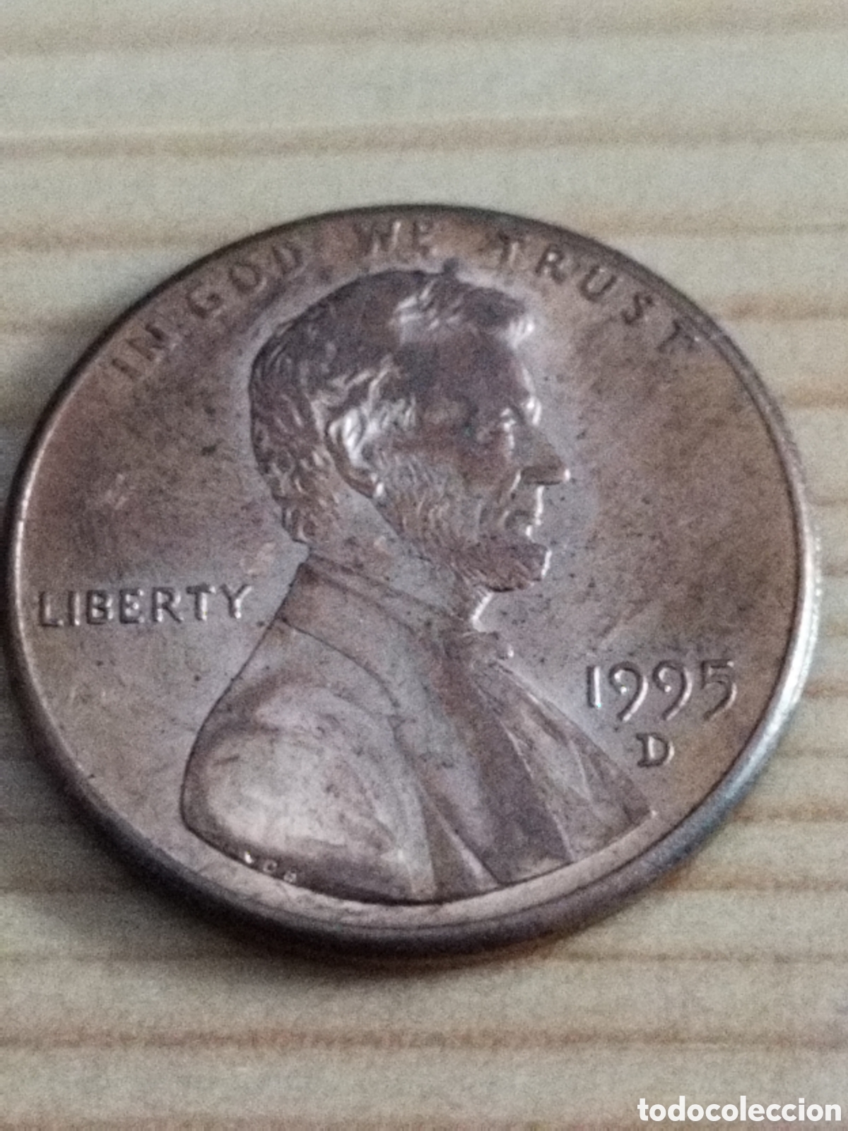Monedas antiguas de Am&eacute;rica: USA 1 c&eacute;ntimo de 1995 D - Foto 1