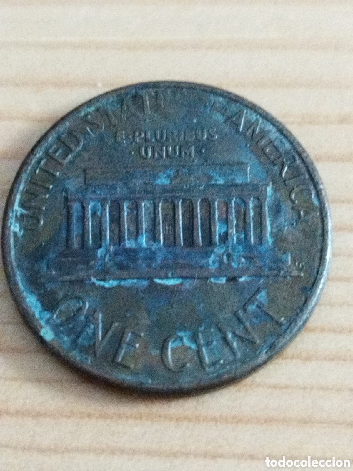 Monedas antiguas de Am&eacute;rica: USA 1 c&eacute;ntimo de 1987 D - Foto 2