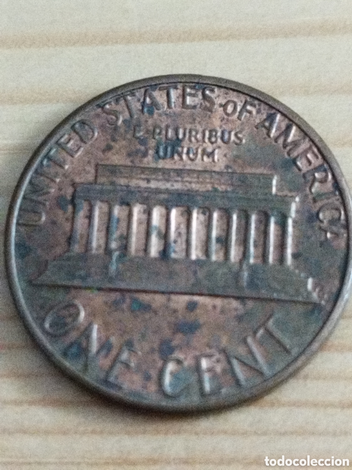 Monedas antiguas de Am&eacute;rica: USA 1 c&eacute;ntimo de 1985 D - Foto 2