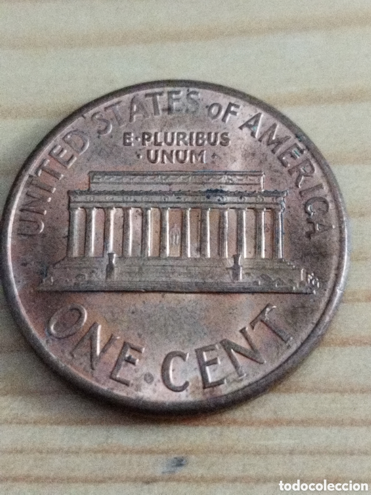 Monedas antiguas de Am&eacute;rica: USA 1 c&eacute;ntimo de 1989 D - Foto 2