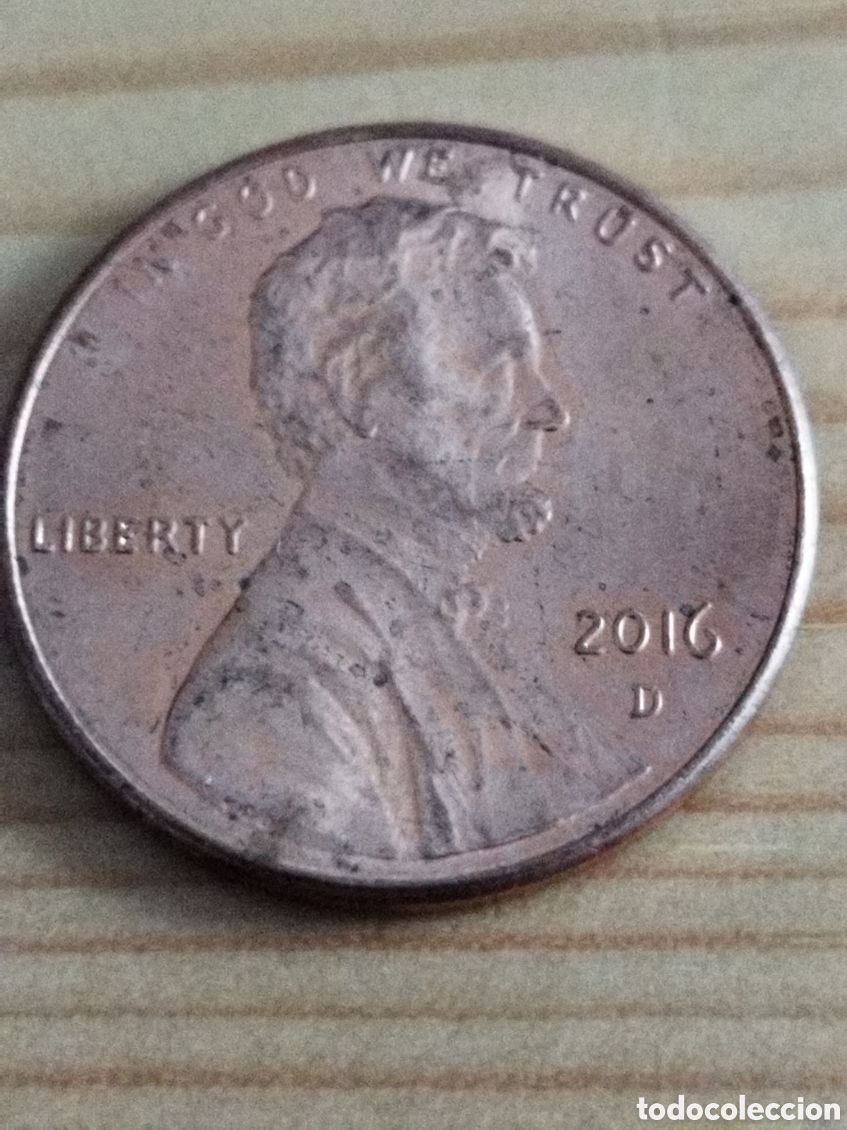 Monedas antiguas de Am&eacute;rica: USA 1 c&eacute;ntimo de 2016 D - Foto 1
