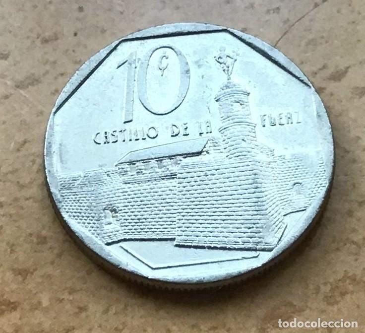 Monedas antiguas de Am&eacute;rica: 10 centavos de Cuba. A&ntilde;o 1994 - Foto 2