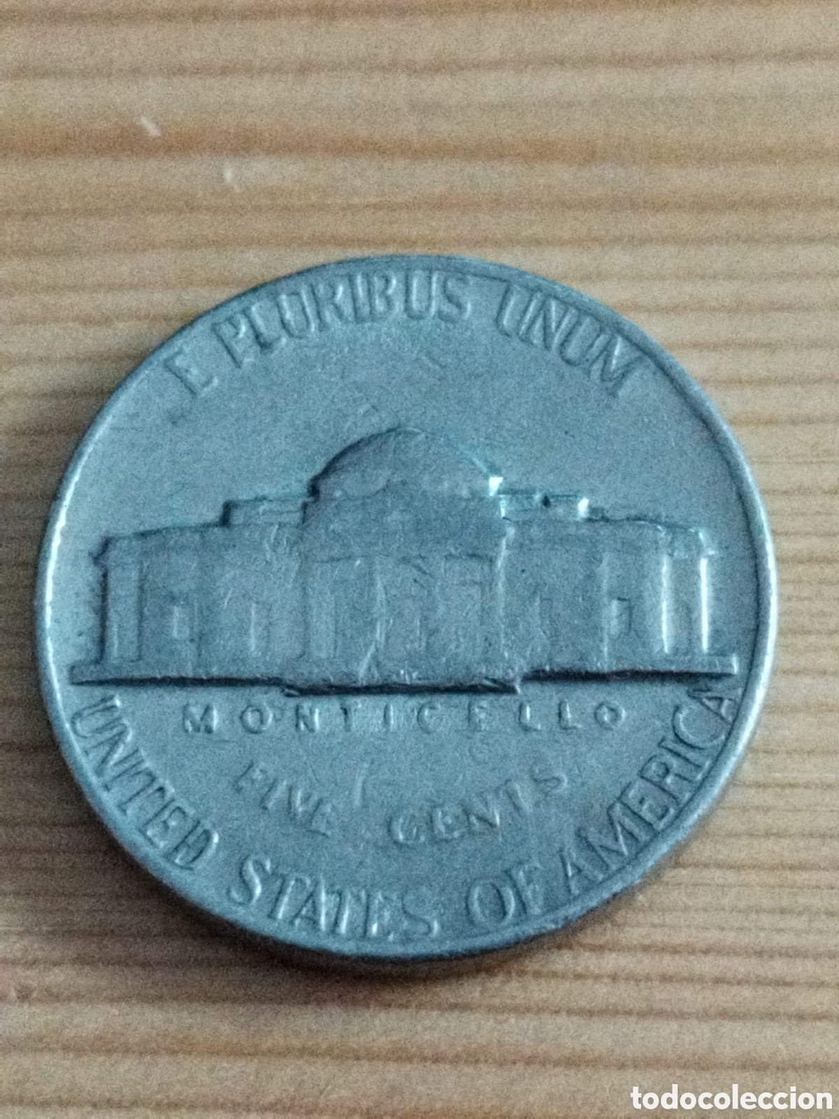 Monedas antiguas de Am&eacute;rica: USA 5 c&eacute;ntimos de 1970 D - Foto 2