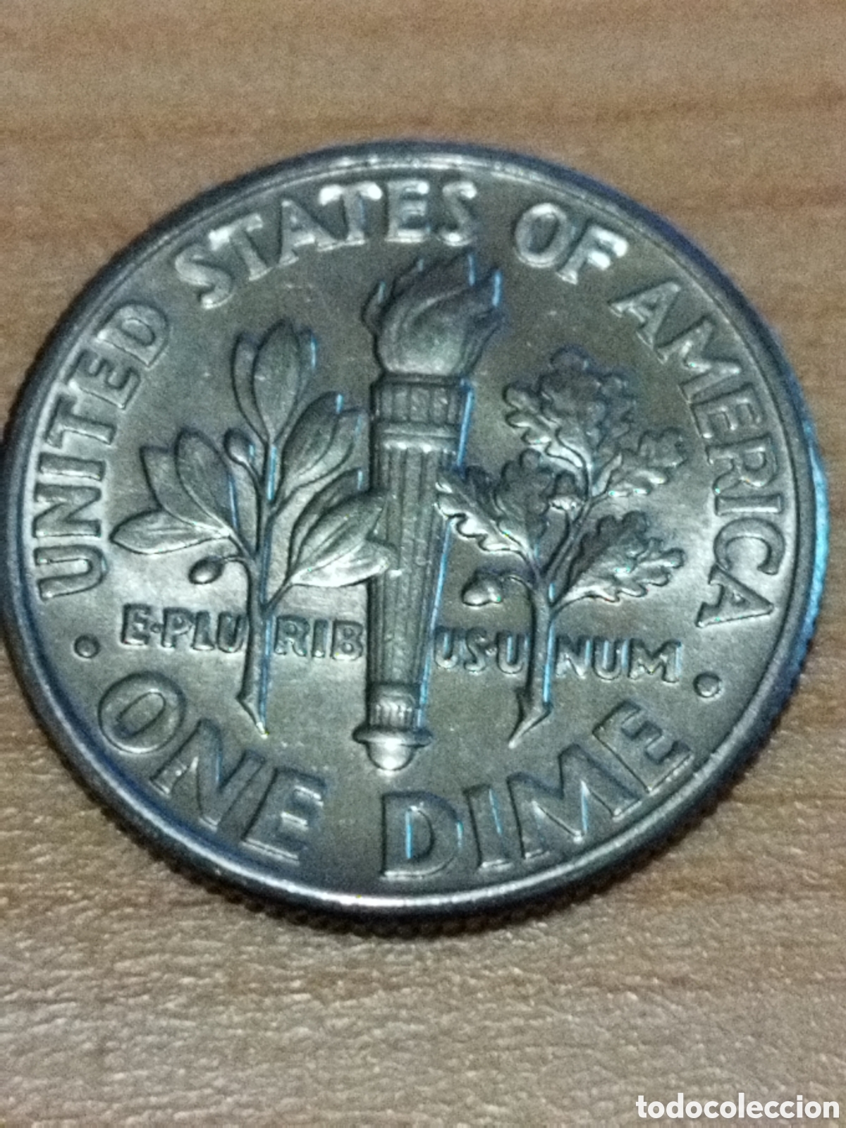 Monedas antiguas de Am&eacute;rica: USA 1 dime de 1996 D SC - Foto 2
