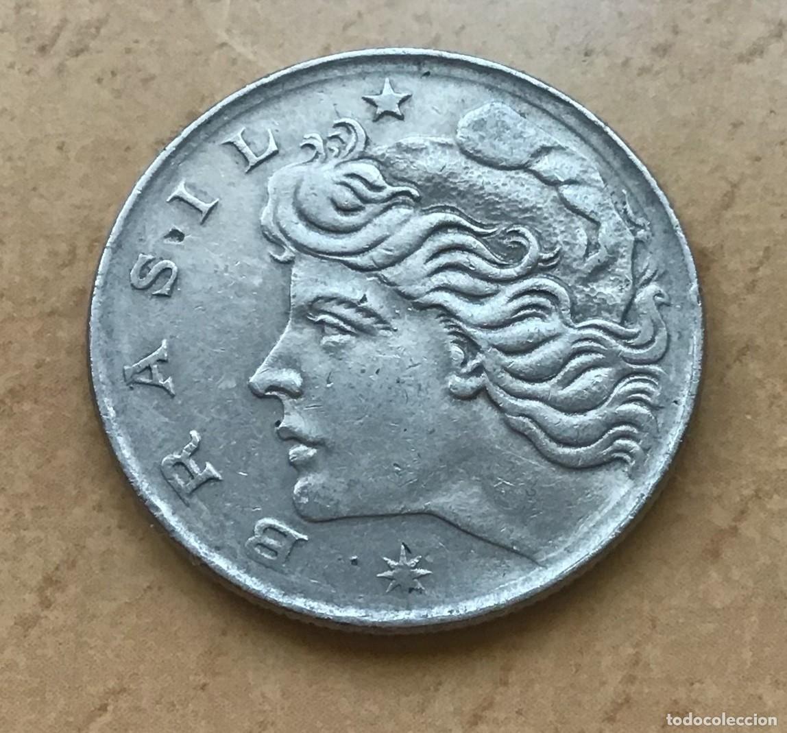 Monedas antiguas de Am&eacute;rica: 20 centavos de Brasil. A&ntilde;o 1970 - Foto 2