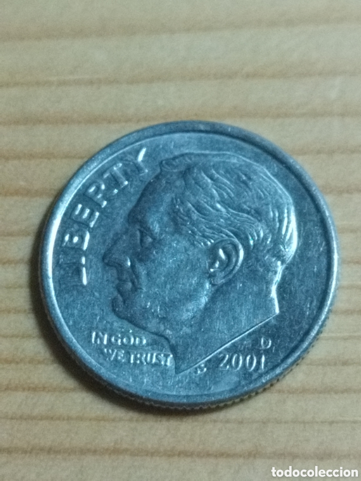 Monedas antiguas de Am&eacute;rica: USA 1 dime de 2001 D - Foto 1