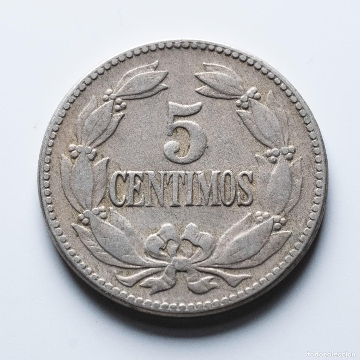 Monedas antiguas de Am&eacute;rica: 5 centimos 1946 Venezuela - Foto 2