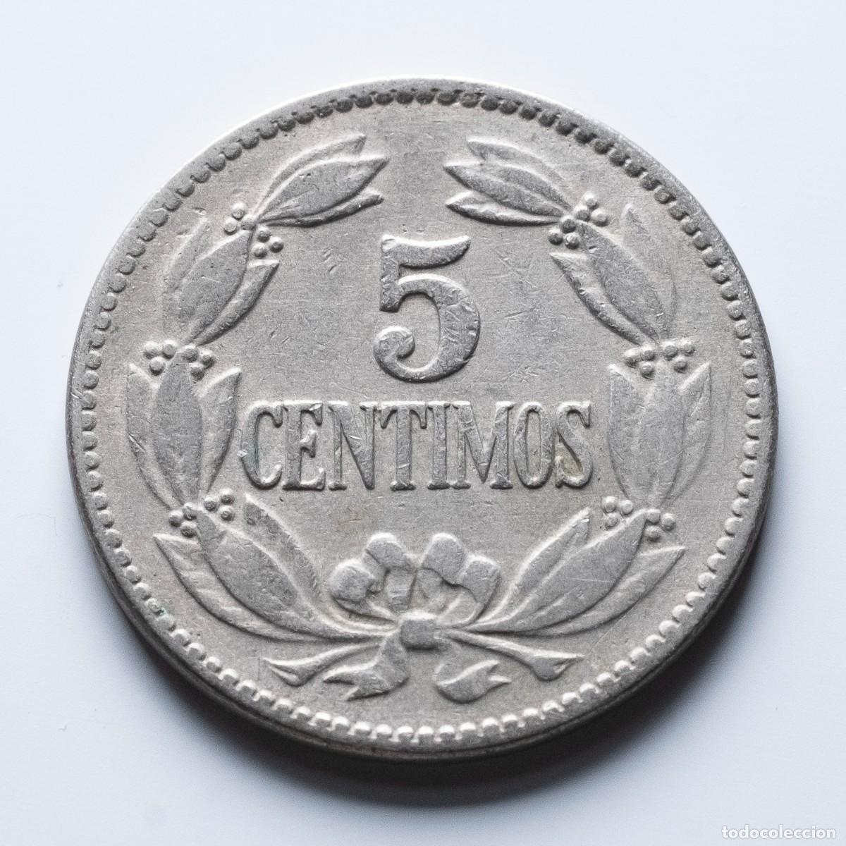Monedas antiguas de Am&eacute;rica: 5 centimos 1958 Venezuela - Foto 2