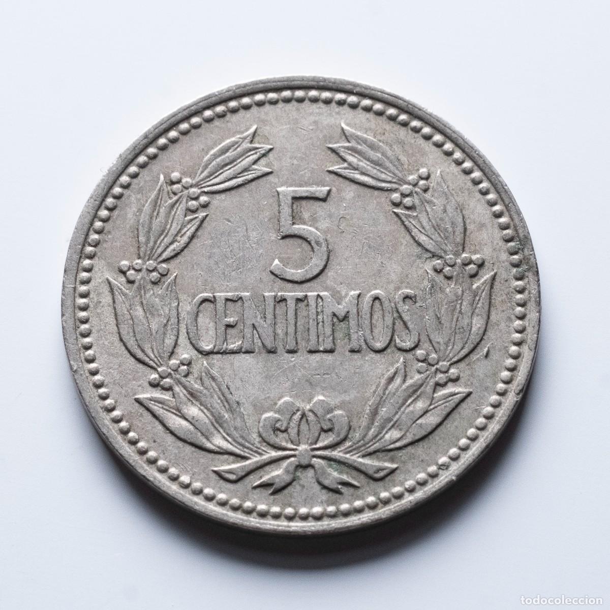 Monedas antiguas de Am&eacute;rica: 5 centimos 1964 Venezuela - Foto 2