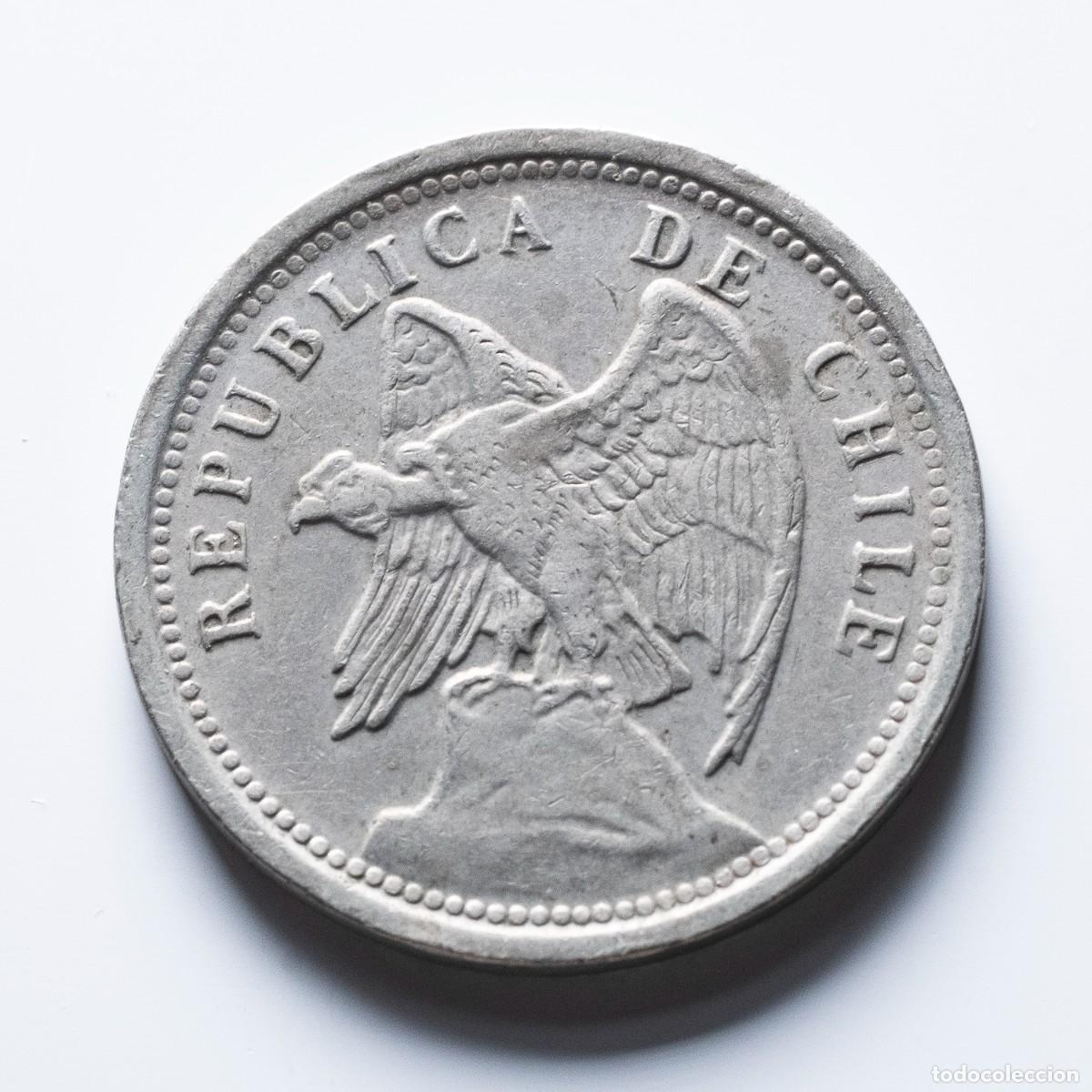 Monedas antiguas de Am&eacute;rica: 20 centavos 1932 Chile MBC - Foto 2